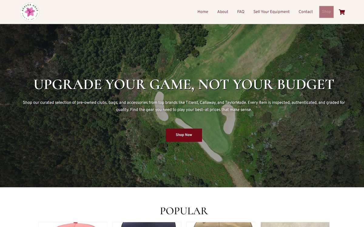 Screenshot of Azalea Golf