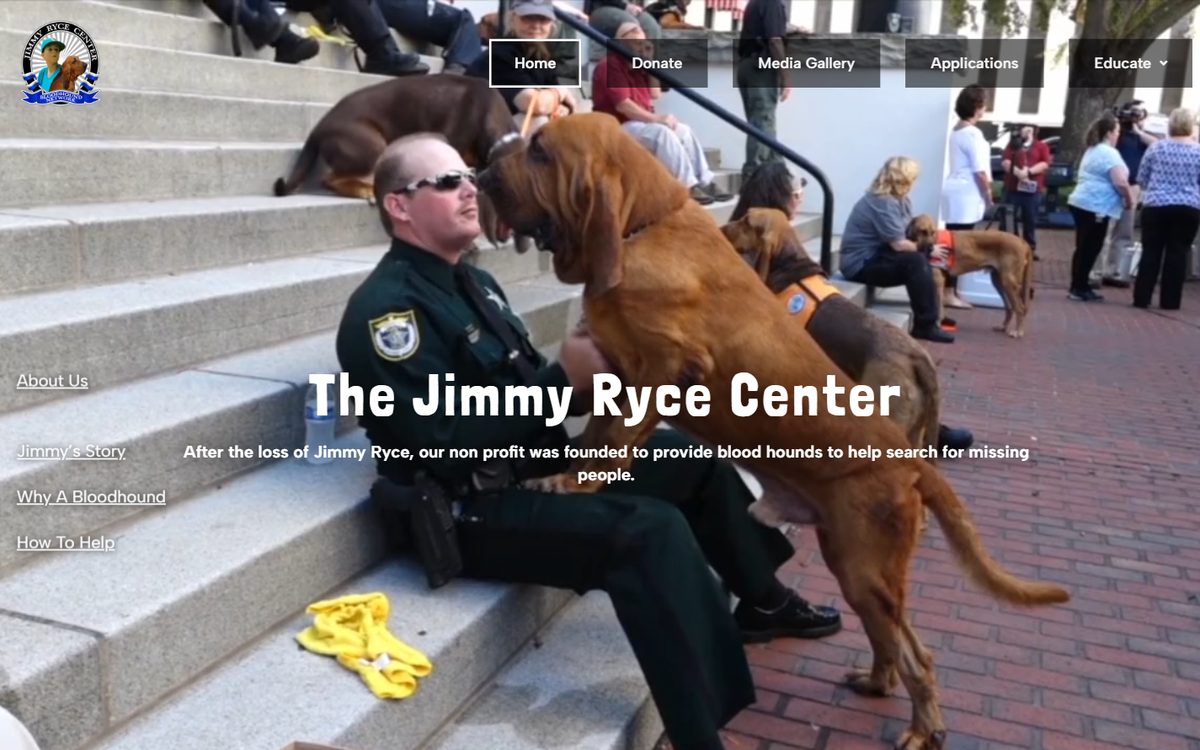 Screenshot of Jimmy Ryce Center