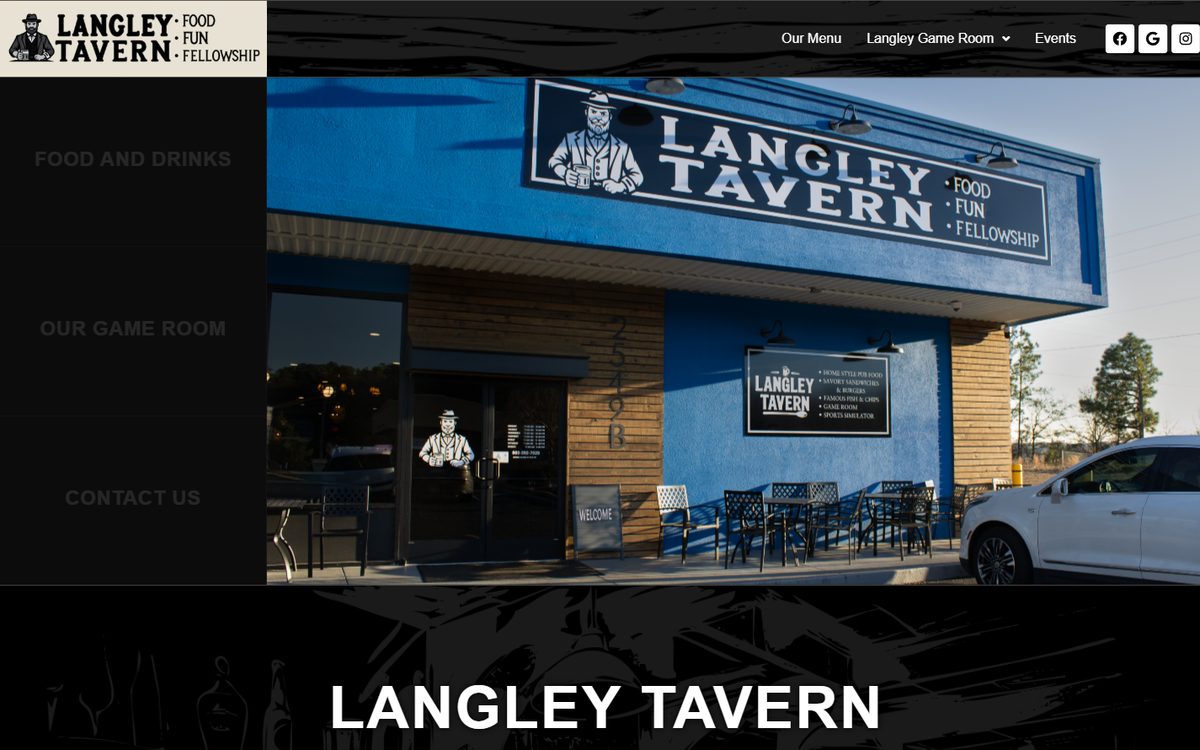Screenshot of Langley Tavern