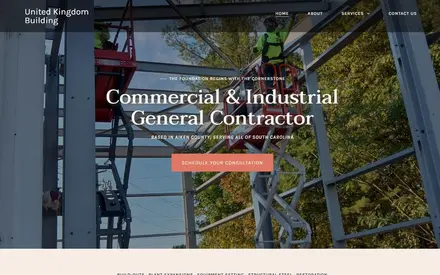 Screenshot of the United Kingdom Building website
